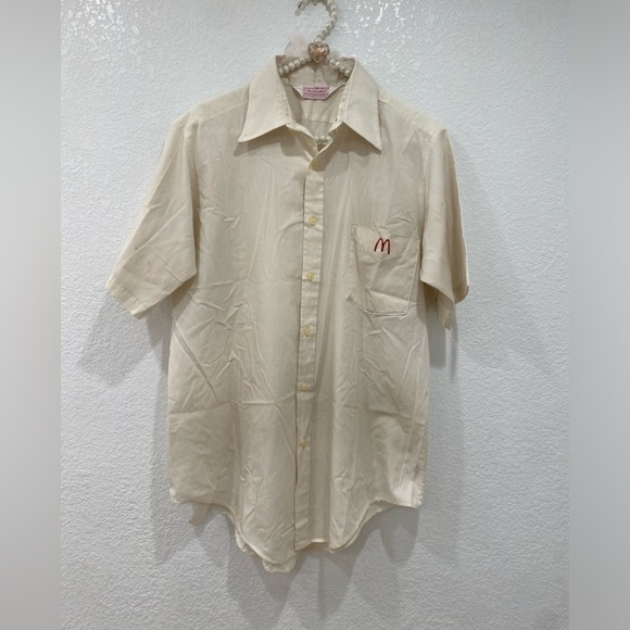 McDonald’s vintage 1976 button down short sleeve shirt - Picture 1 of 9